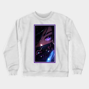 Anime Girl Eye | Quality Anime Artwork | Anime Aesthetic | Manga Anime Art Crewneck Sweatshirt